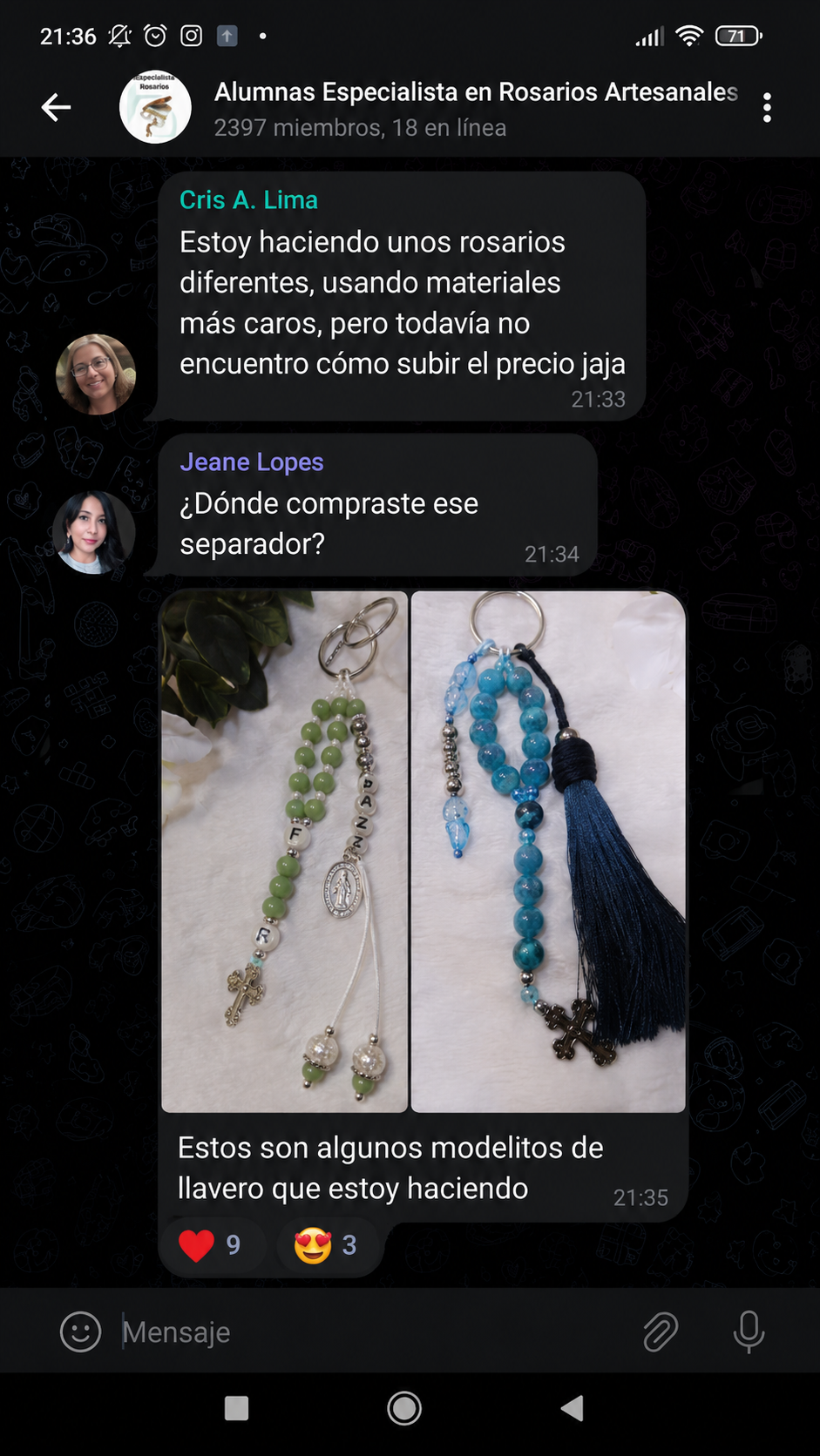 Testimonio de alumna del curso Especialista en Rosarios